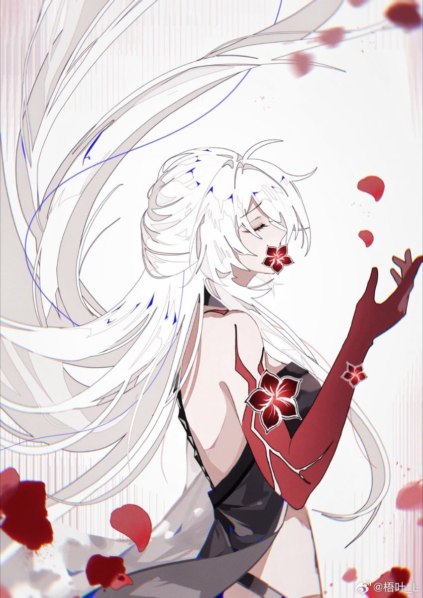 acheron (honkai and 1 more) drawn by wu_ye