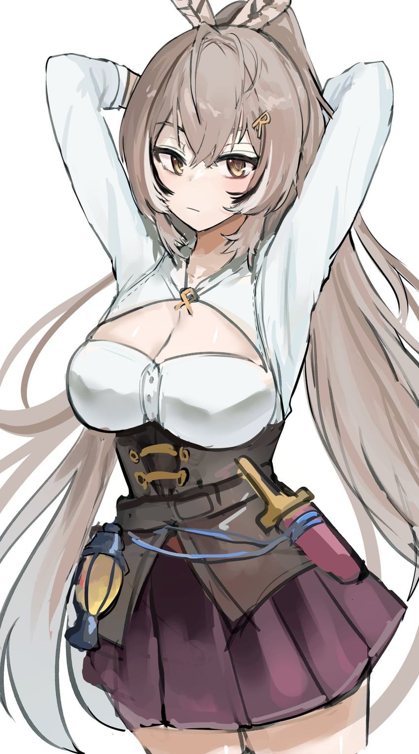 nanashi mumei (hololive and 1 more) drawn by han_ma53