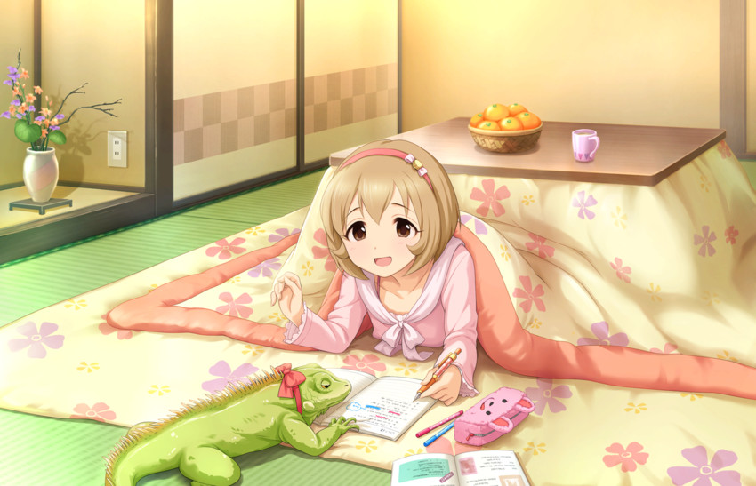 koga koharu and hyou-kun (idolmaster and 2 more)