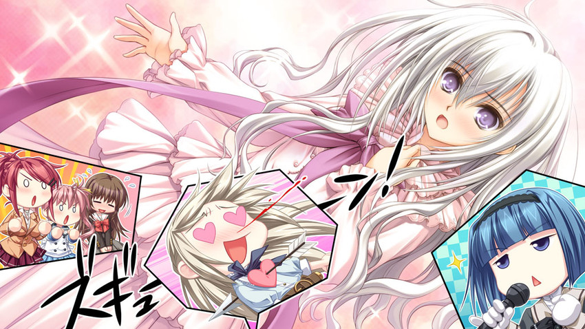 kisakinomiya chihaya, wakutsu tomo, minamoto rui, narutaki koyori, kayaba akaneko, and 1 more (otome wa boku ni koishiteru and 2 more) drawn by norita and saeki_hokuto
