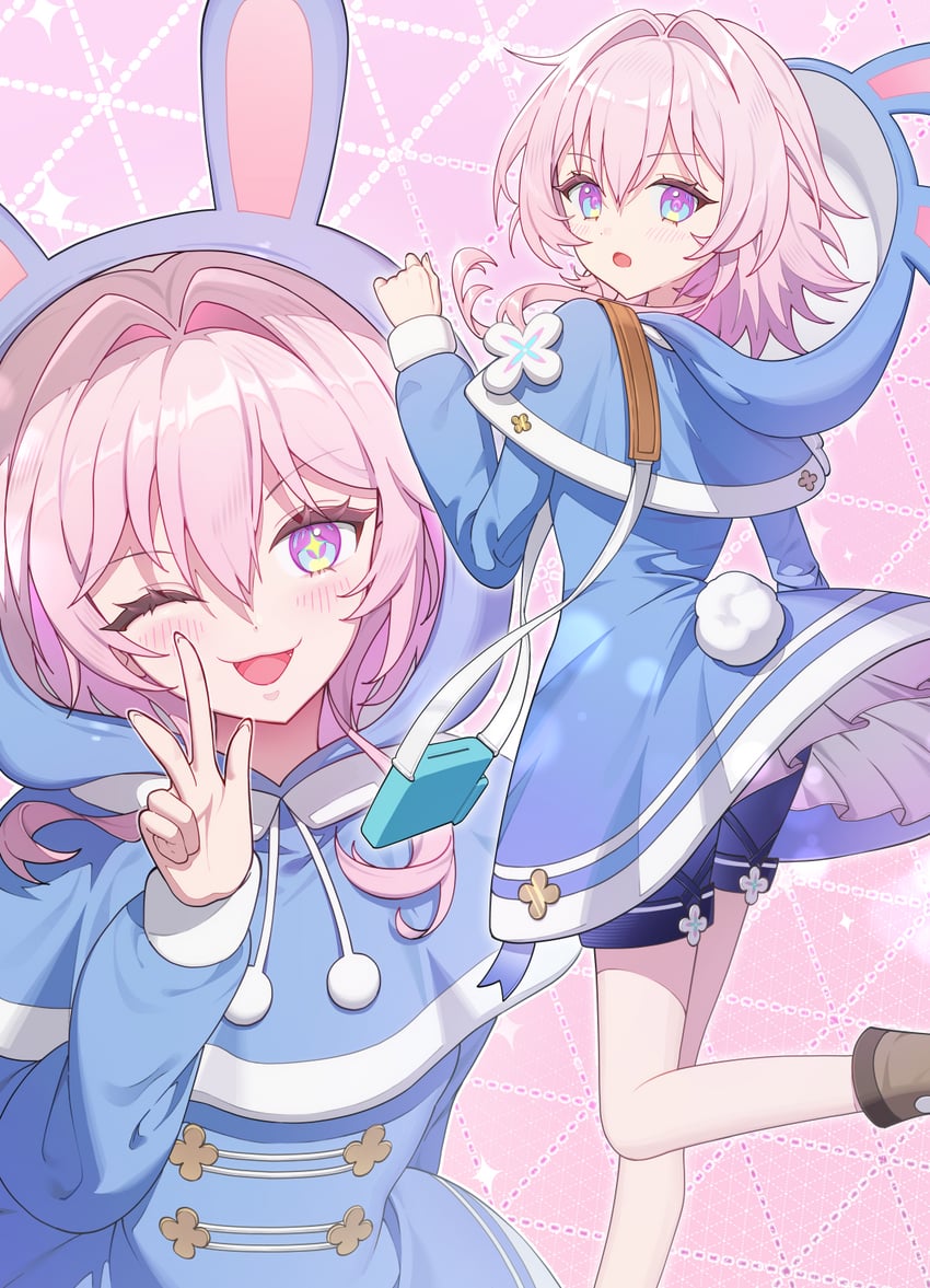march 7th (honkai and 1 more) drawn by chyanu
