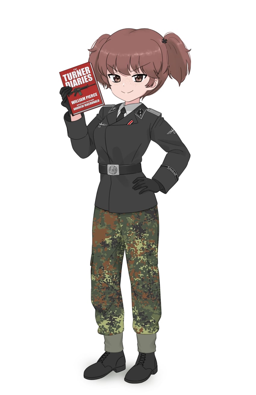 alisa (girls und panzer and 1 more) drawn by black_cat03