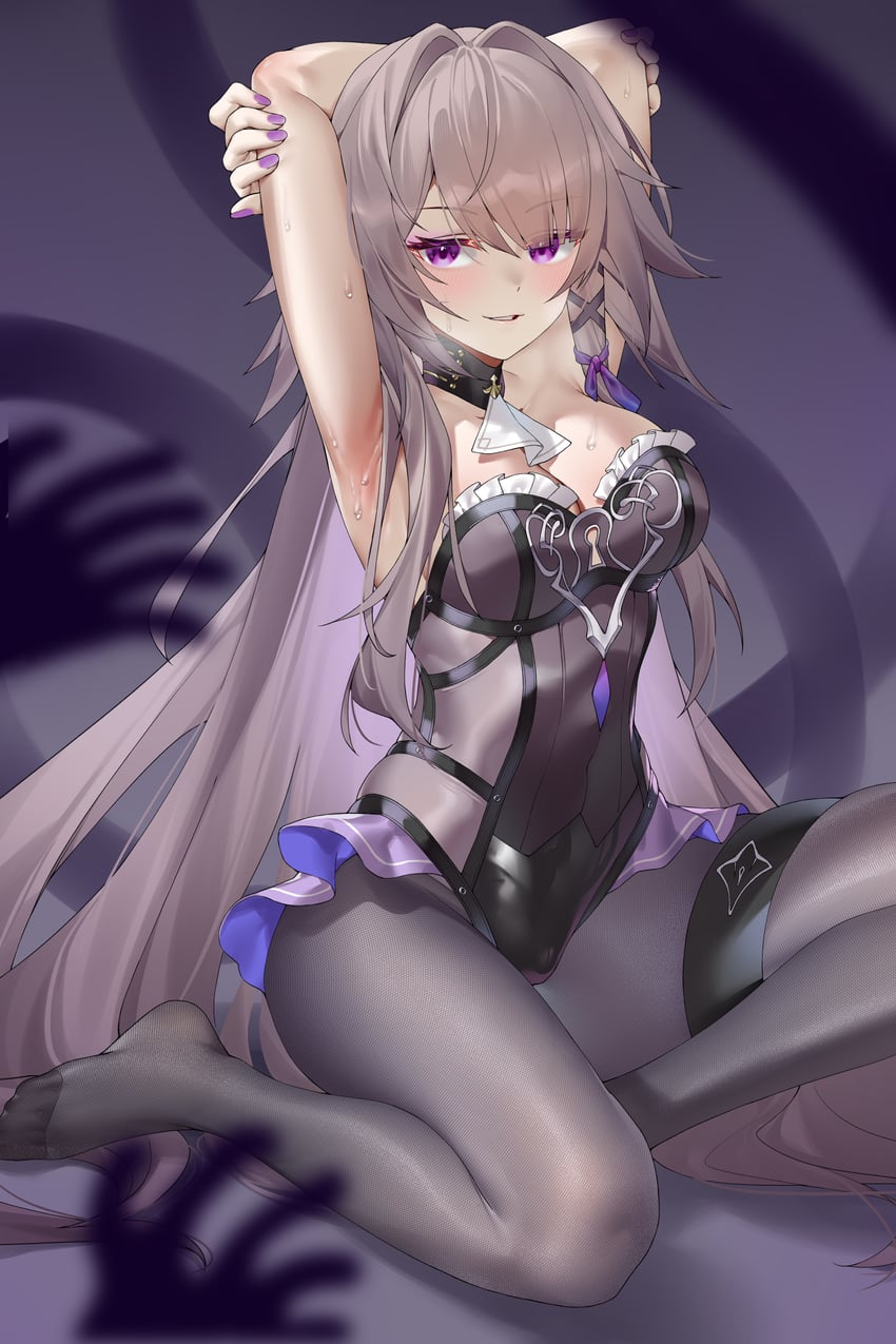 herta and the herta (honkai and 1 more) drawn by ginklaga