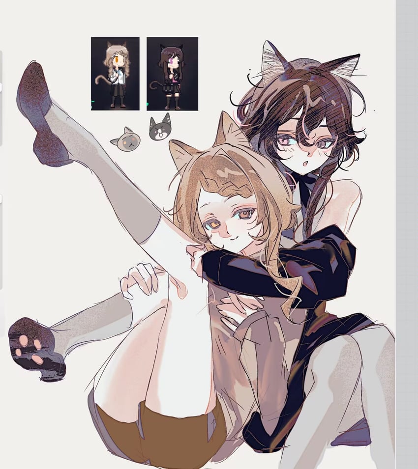 player character (original and 1 more) drawn by freesia_quan
