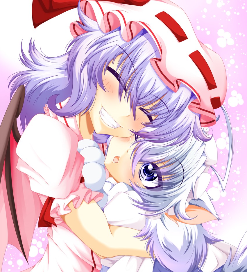 remilia scarlet, izayoi sakuya, and inu sakuya (touhou) drawn by muumuu_(sirufuruteienn)