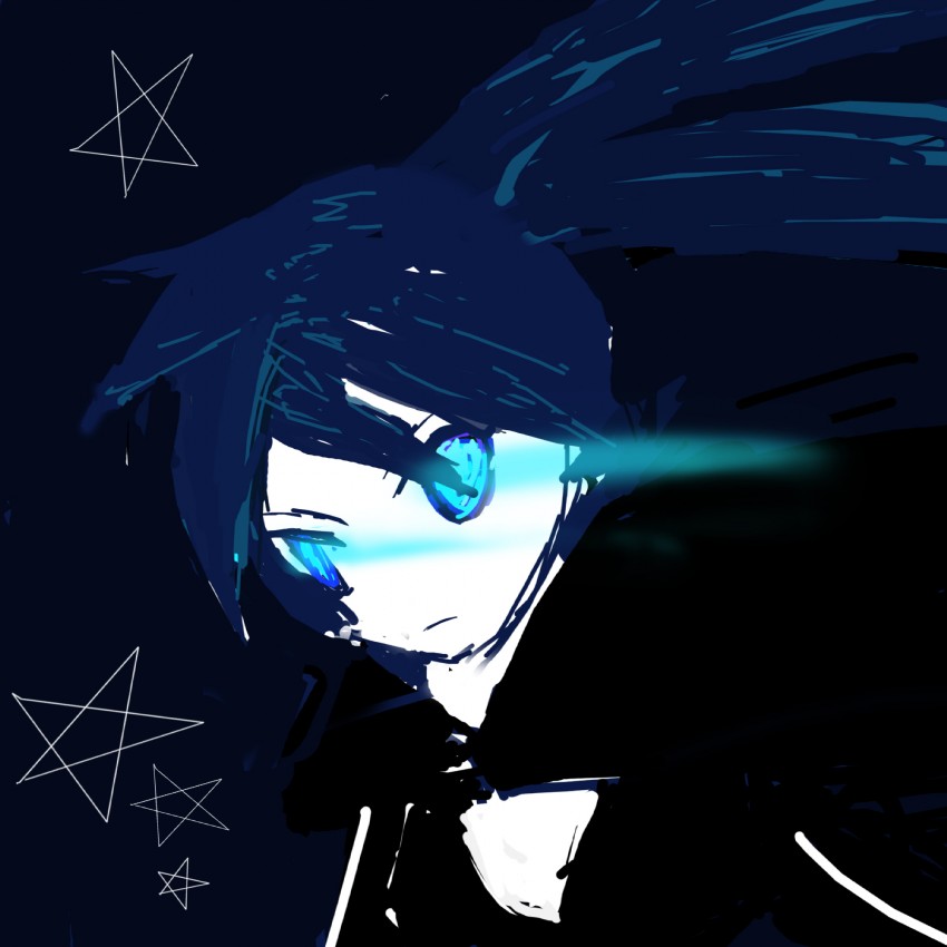 black rock shooter (black rock shooter) drawn by kur_(pixiv7339)
