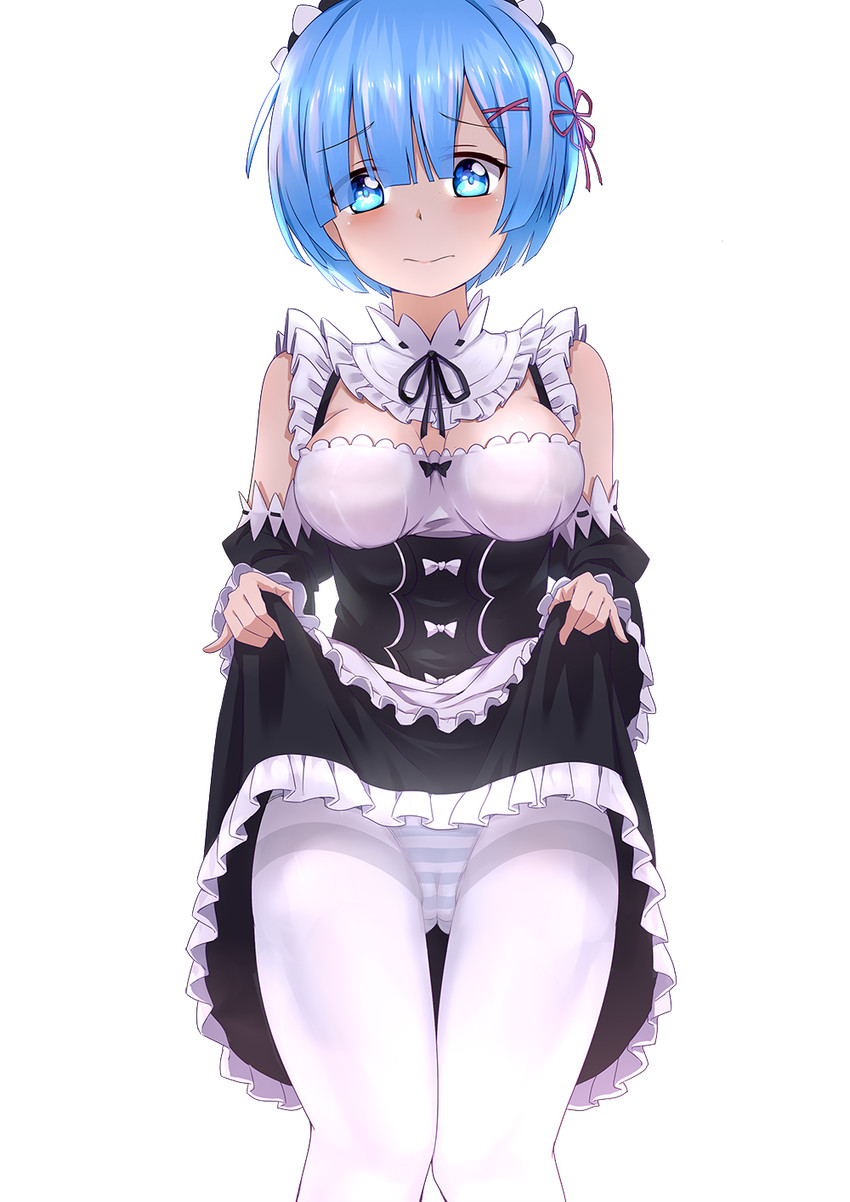 rem (re:zero kara hajimeru isekai seikatsu) drawn by caibao_return