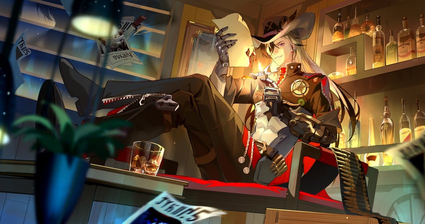 boothill (honkai and 1 more) drawn by wei_yi