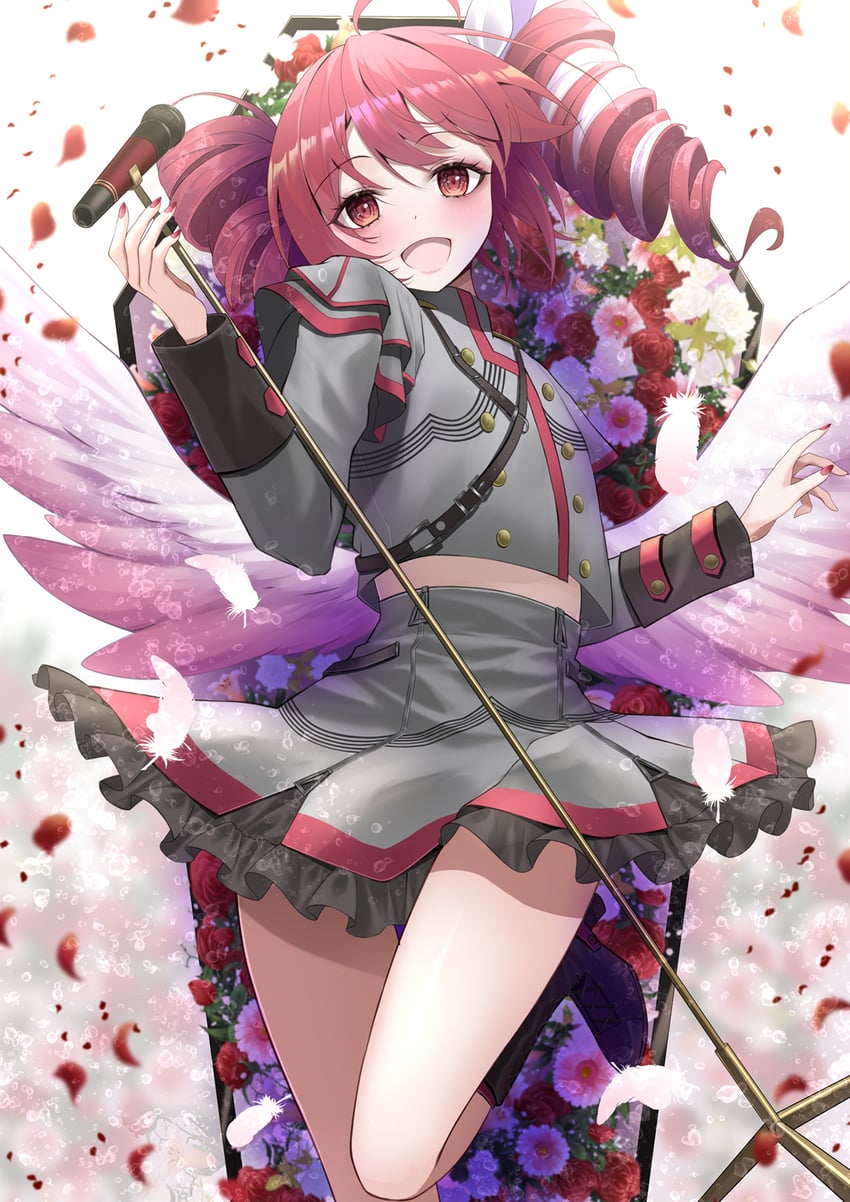 kasane teto (utau and 1 more) drawn by regress