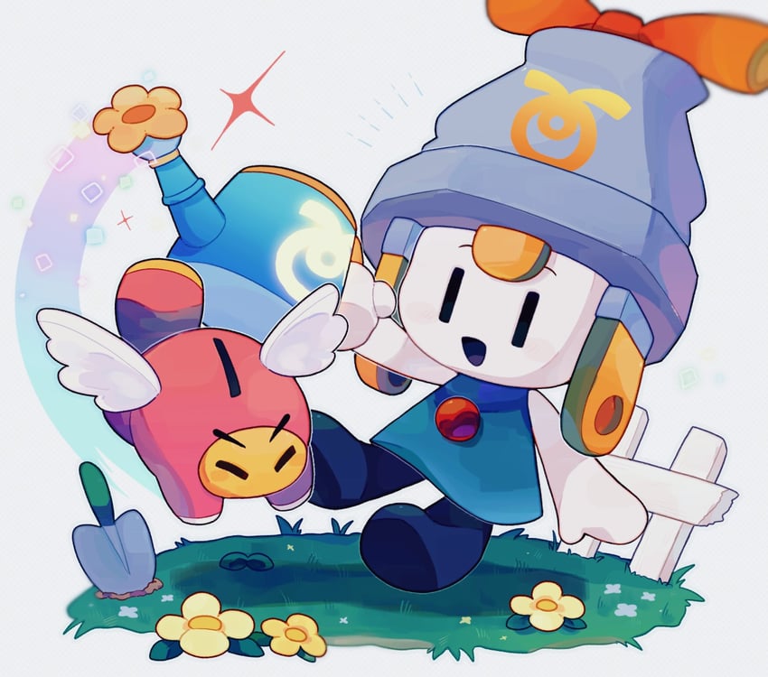 connie and snoutlet (mario and 2 more) drawn by mofupoyo