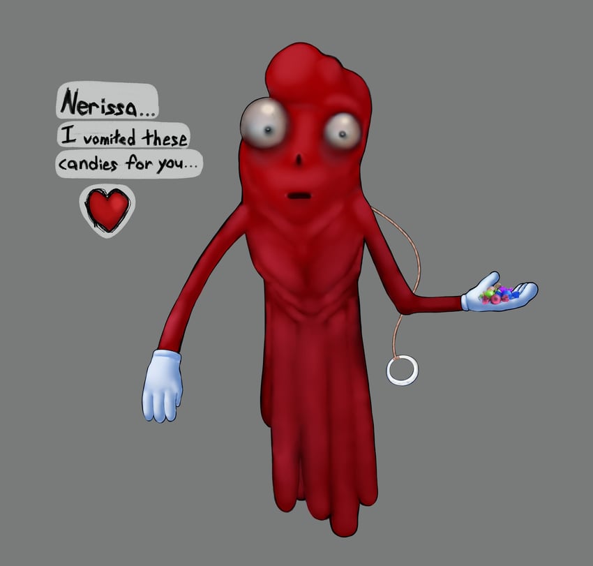 red thin (hololive and 1 more) drawn by captain_skelefun
