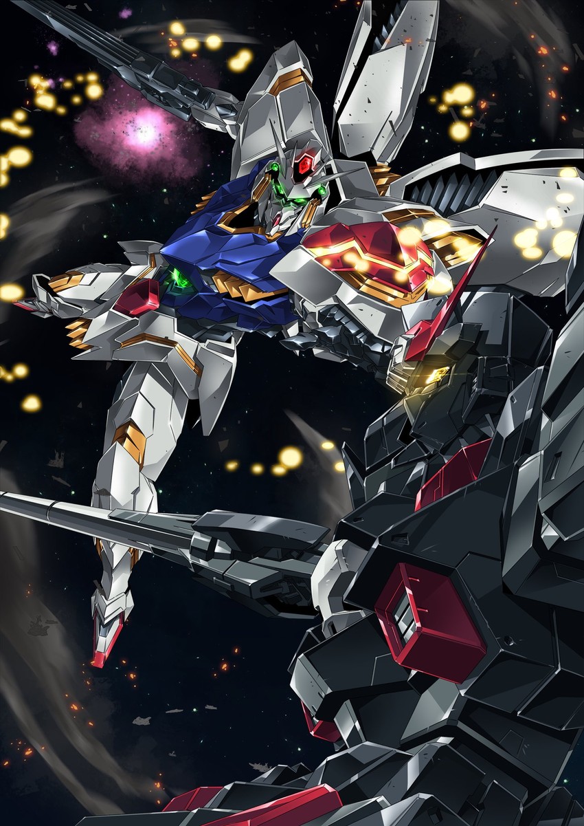 gundam age-2 darkhound and gundam legilis (gundam and 1 more) drawn by paintedmike
