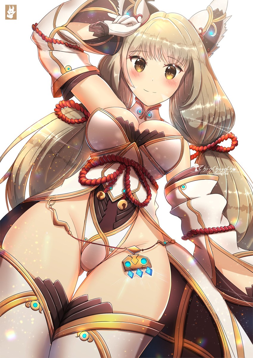 nia (xenoblade chronicles and 1 more) drawn by chinchongcha