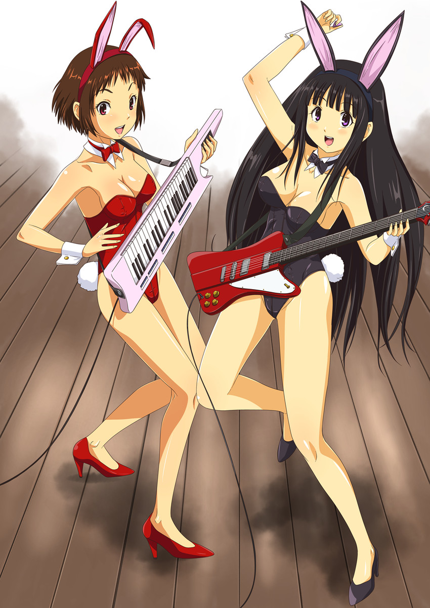 chitanda eru and ibara mayaka (hyouka) drawn by ankoku_tiger