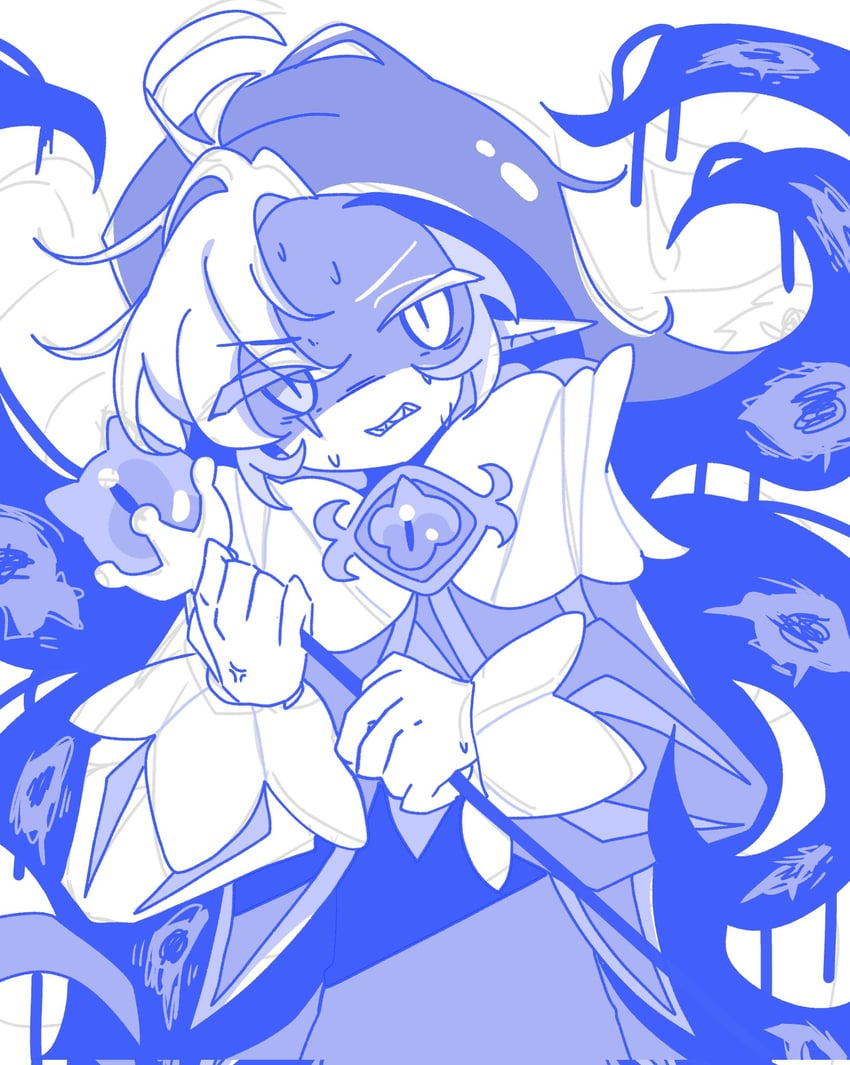 shadow milk cookie (cookie run and 1 more) drawn by katkit637729776