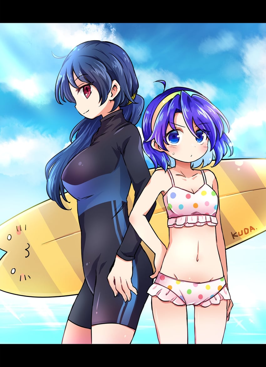 iizunamaru megumu and tenkyuu chimata (touhou) drawn by pote_(ptkan)