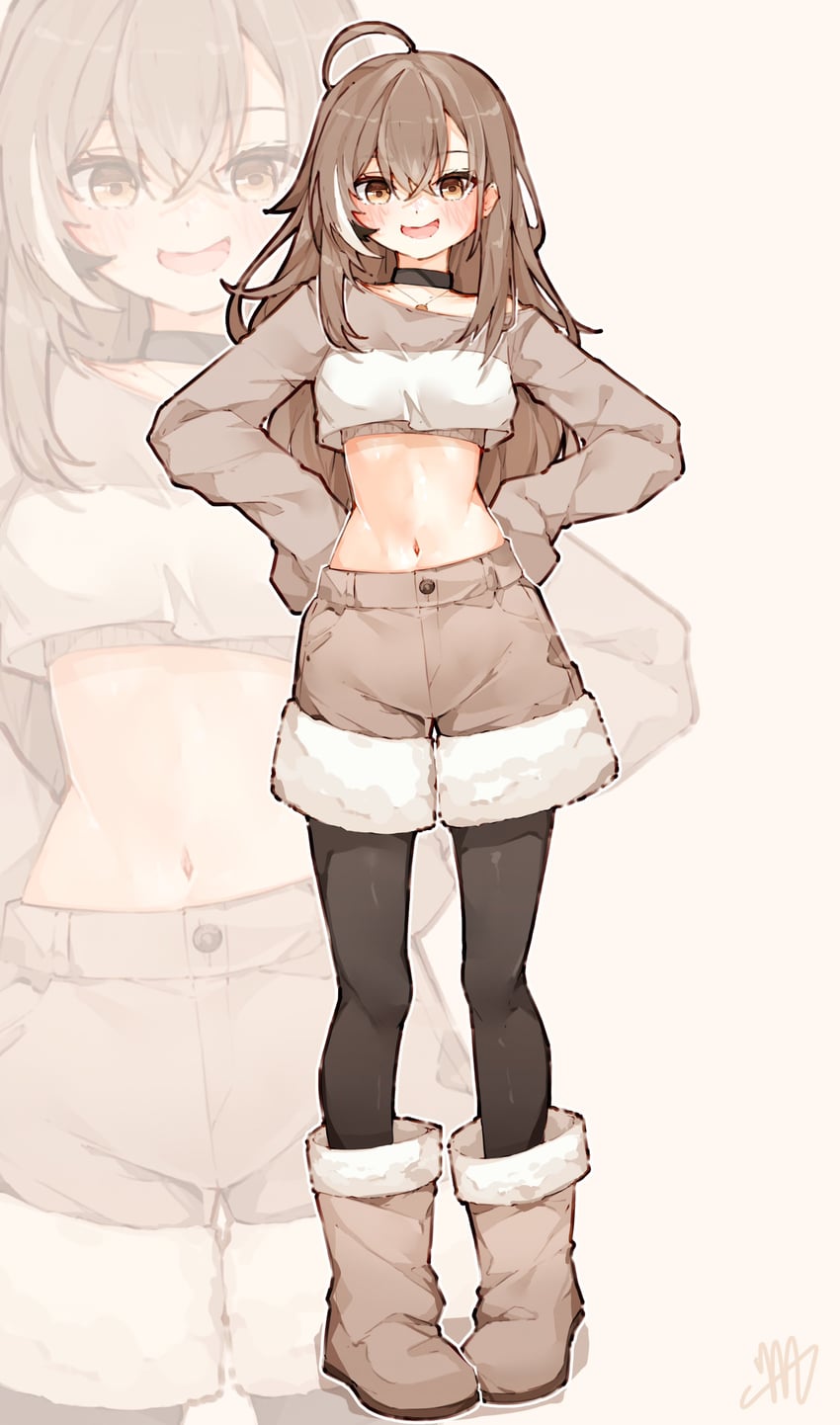 nanashi mumei (hololive and 1 more) drawn by ma_draws