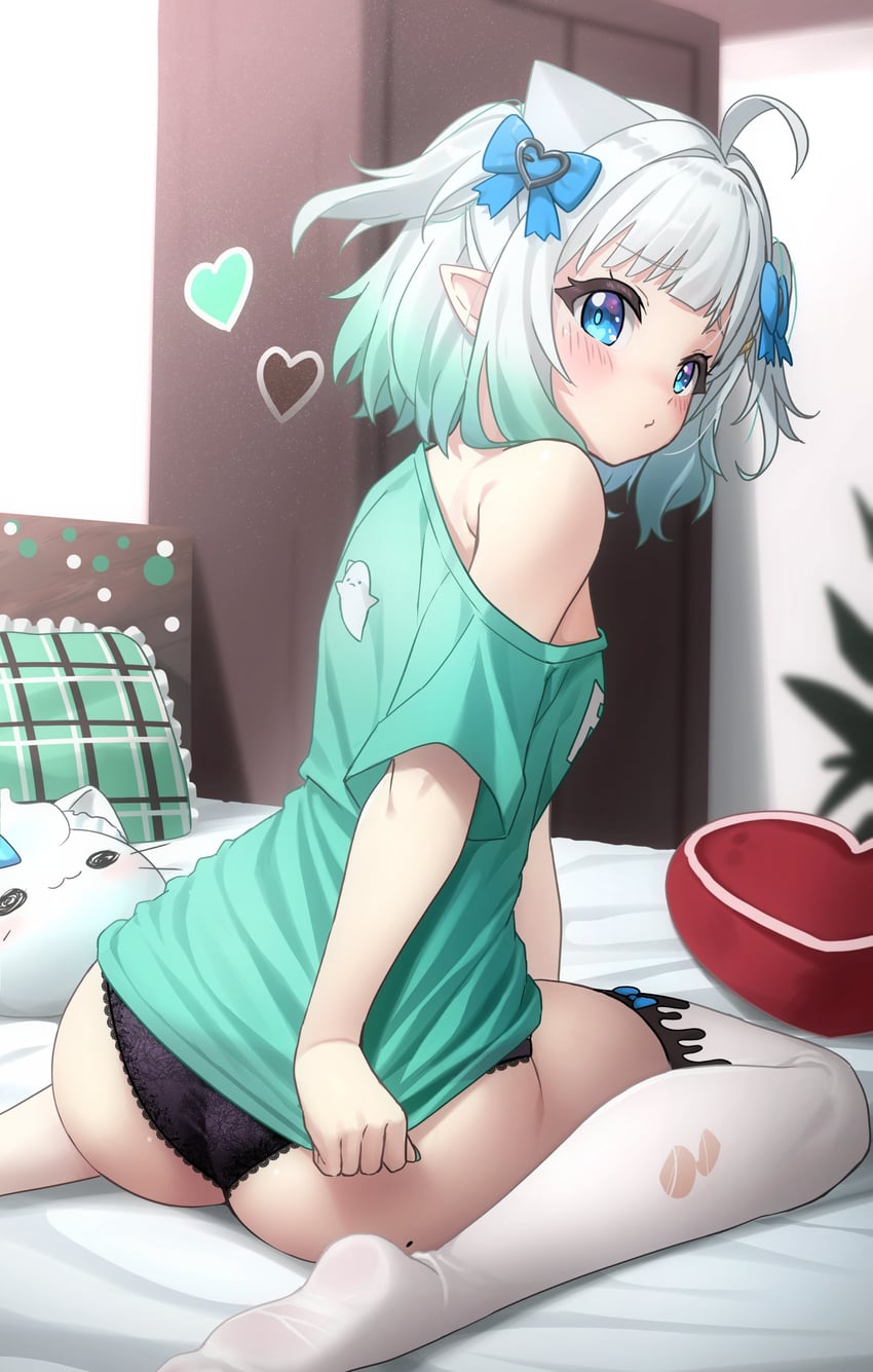 mint fantome and wisps (indie virtual youtuber) drawn by ghostenjoyerguy7007