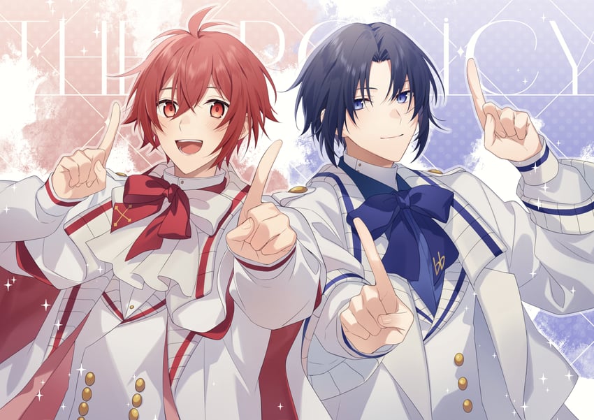 nanase riku and izumi iori (idolish7) drawn by aiue_o_eiua