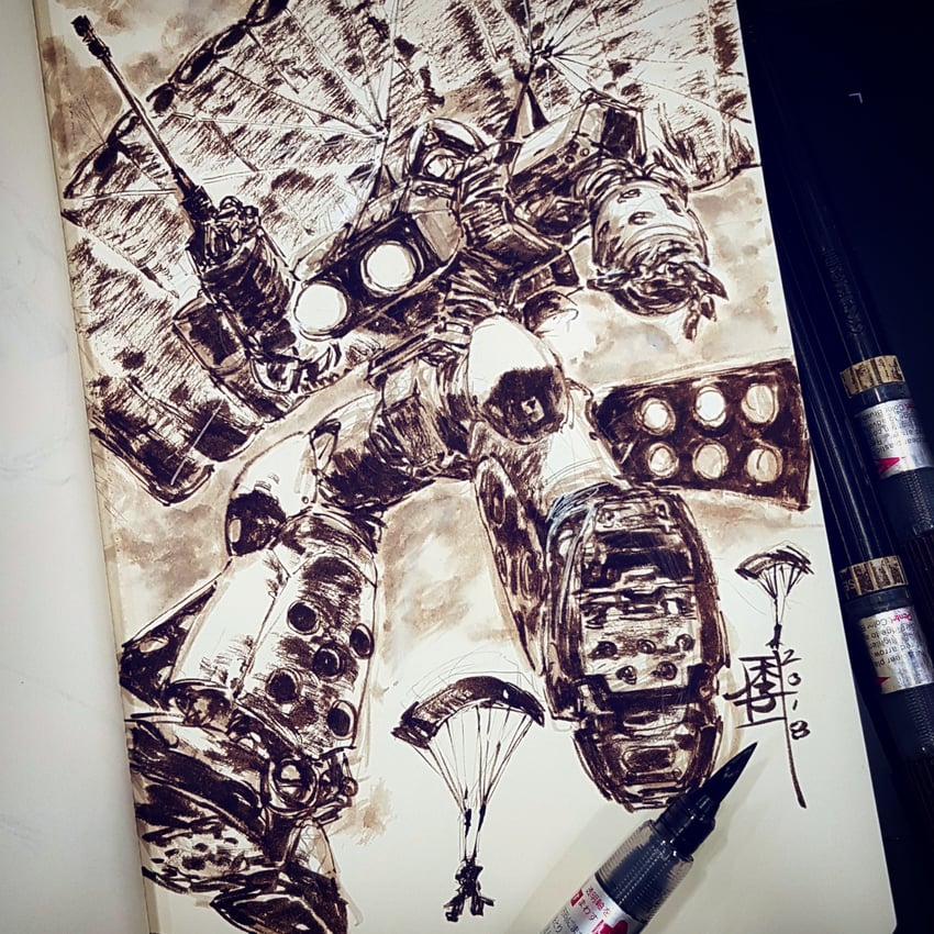 arl-99 helldiver (kidou keisatsu patlabor) drawn by mar-c!
