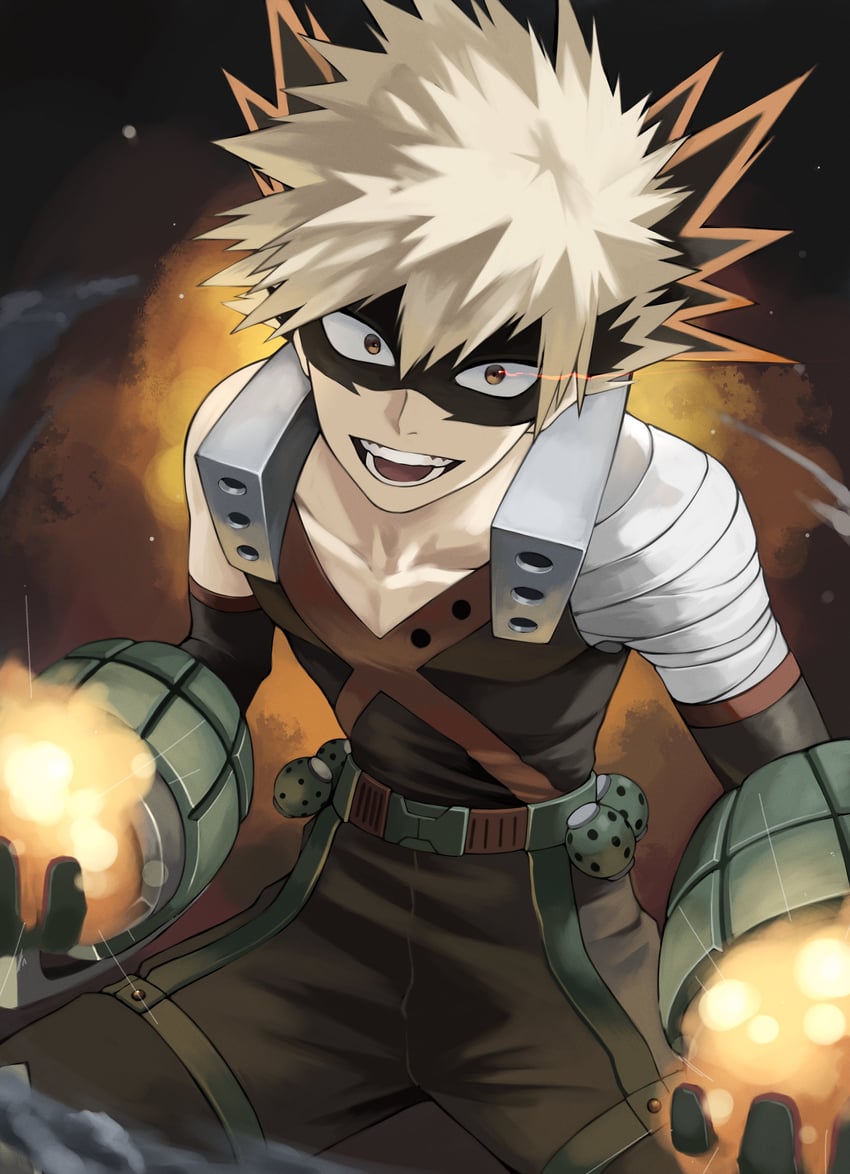 bakugou katsuki (boku no hero academia) drawn by fengling_(furin-jp)