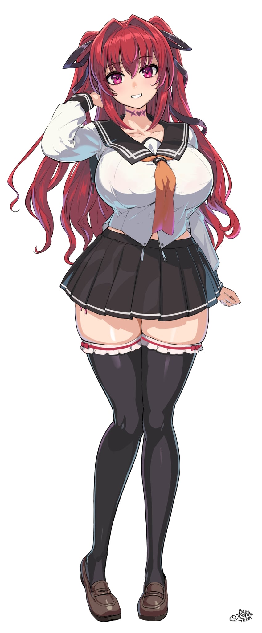 naruse mio (shinmai maou no testament) drawn by ookuma_nekosuke