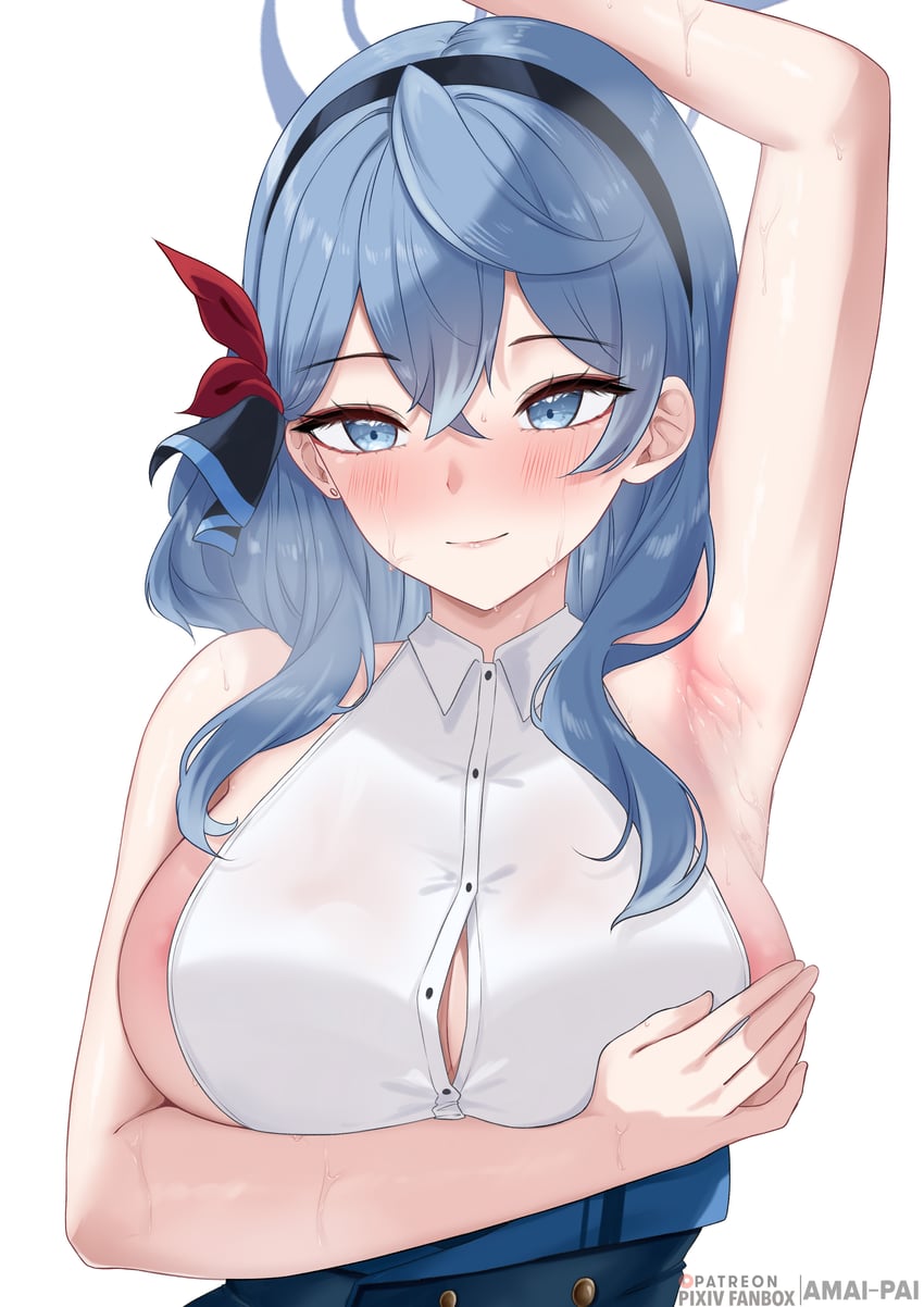 ako (blue archive) drawn by amai-pai