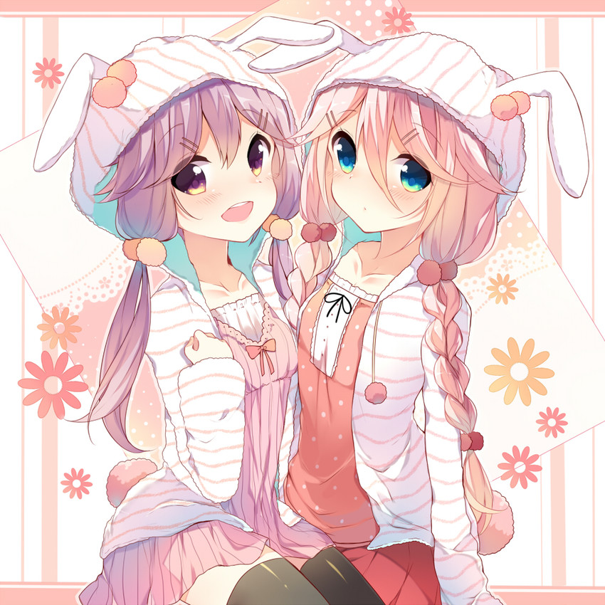 yuzuki yukari and ia (vocaloid and 1 more) drawn by ikari_(aor3507)