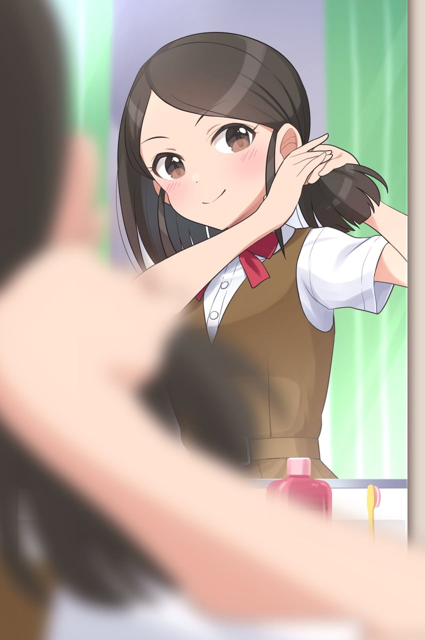 saejima kiyomi (idolmaster and 2 more) drawn by yama_tatsuo