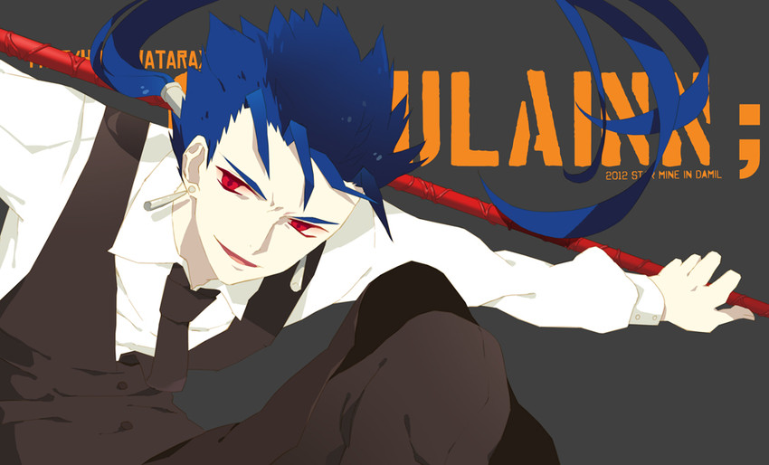 cu chulainn (fate and 1 more) drawn by punch_(punchrecipe)