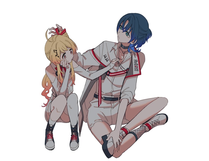 otonose kanade and hiodoshi ao (hololive and 1 more) drawn by kiyama_g
