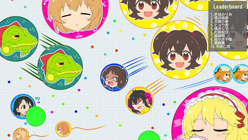 tachibana arisu, sakurai momoka, akagi miria, sasaki chie, yuuki haru, and 5 more (idolmaster and 3 more) drawn by ranka_(tonbo)