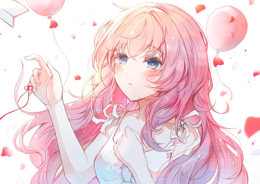 megurine luka (vocaloid and 1 more) drawn by namamake