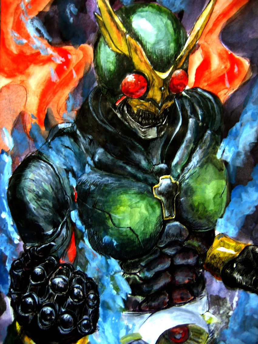 another agito (kamen rider and 1 more) drawn by babaan