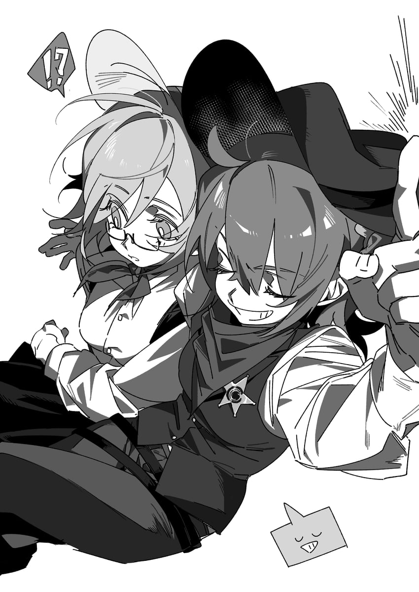 mash kyrielight and fujimaru ritsuka (fate and 1 more) drawn by molu_stranger