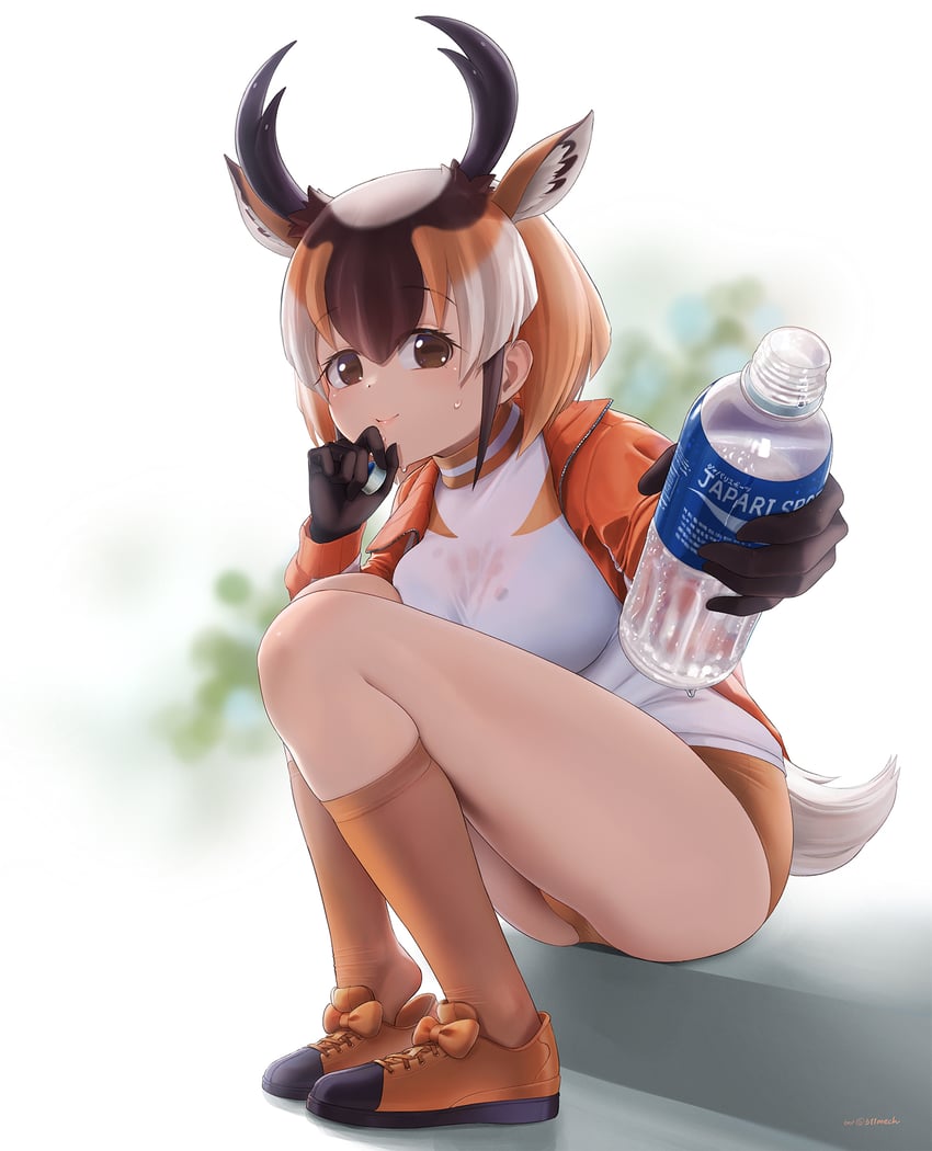 pronghorn (kemono friends and 1 more) drawn by beleven