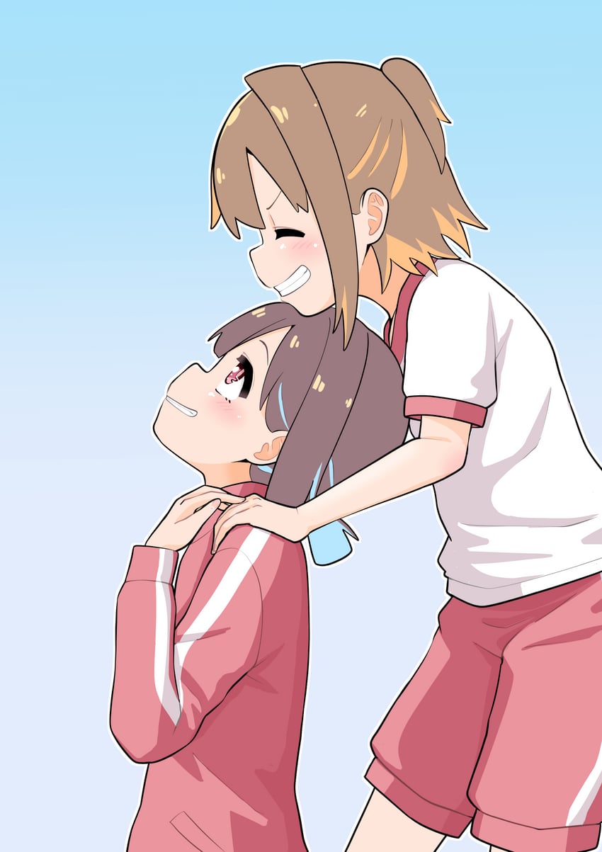 hozuki momiji and oka asahi (onii-chan wa oshimai!) drawn by happyundergate