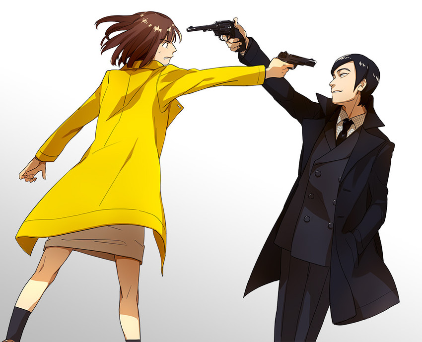 komikado kensuke and mayuzumi machiko (legal high) drawn by i_(kaiyou)