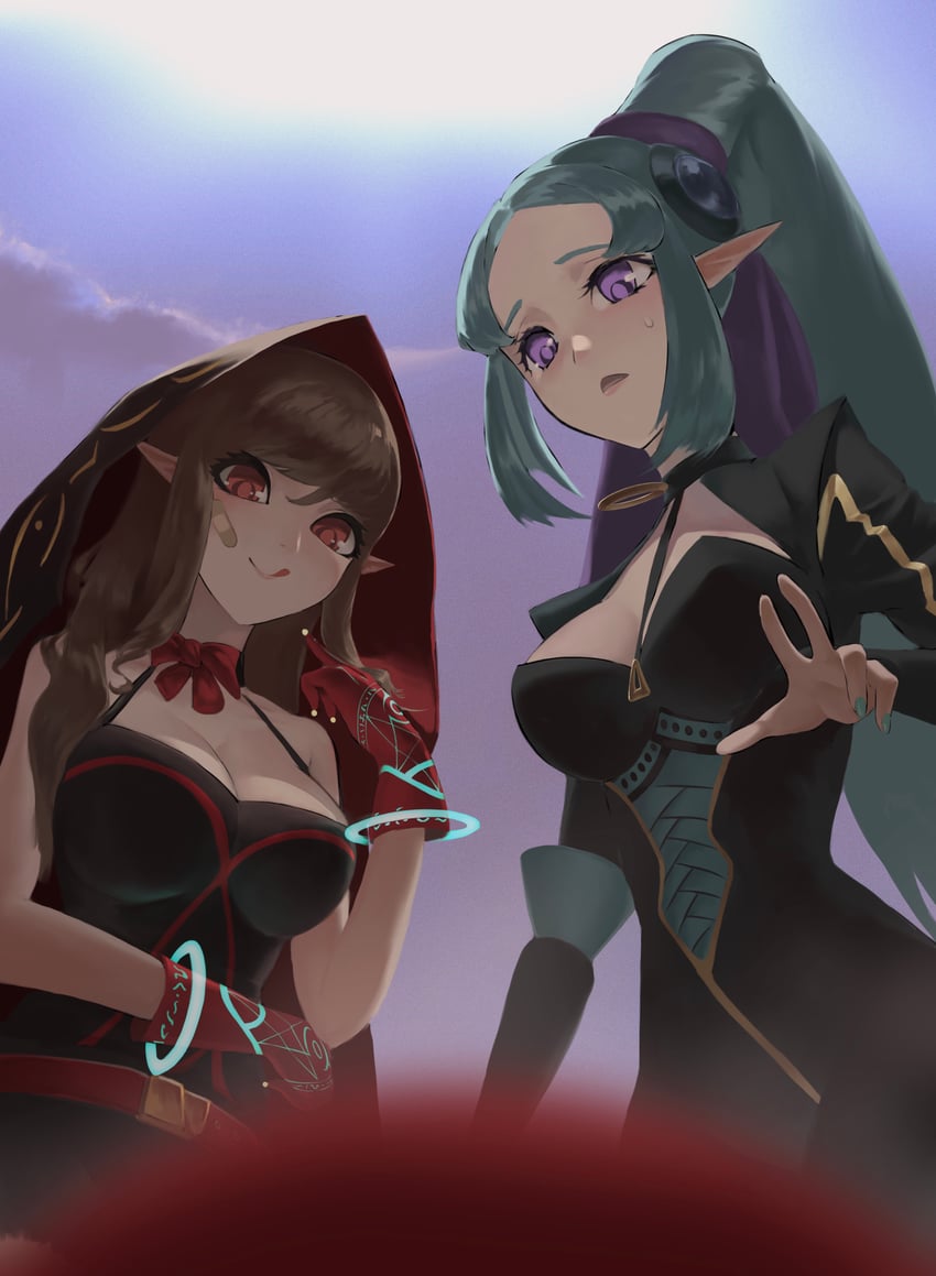 ikki the vikki and niu (dungeon and fighter) drawn by v_(623210842)