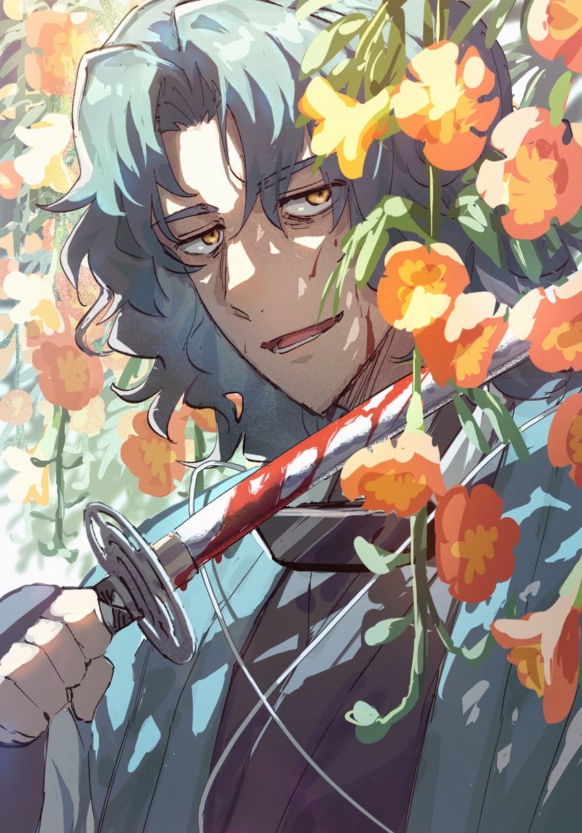 saitou hajime (fate and 1 more) drawn by bjpoim