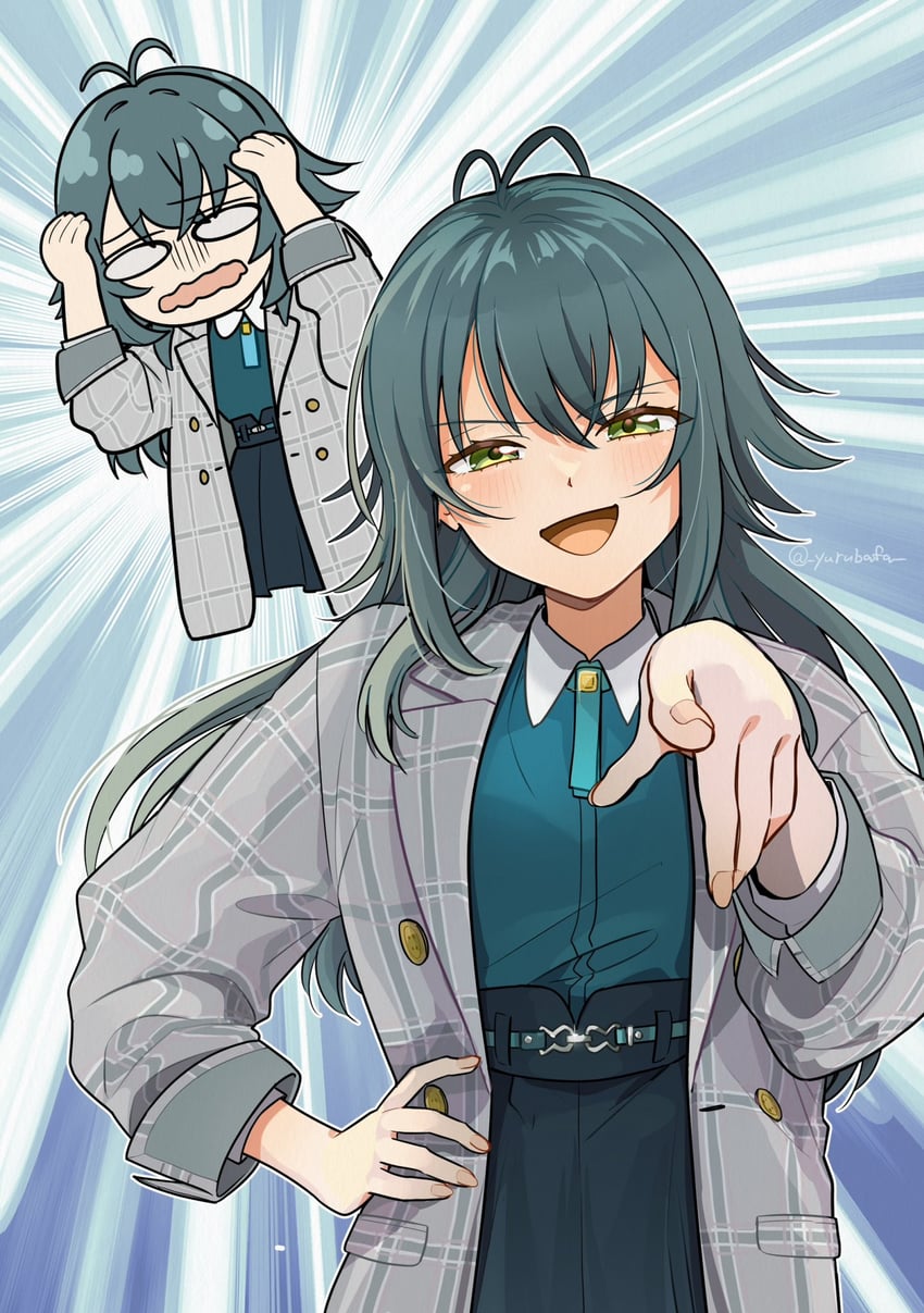 tsukimura temari (idolmaster and 1 more) drawn by bafarin
