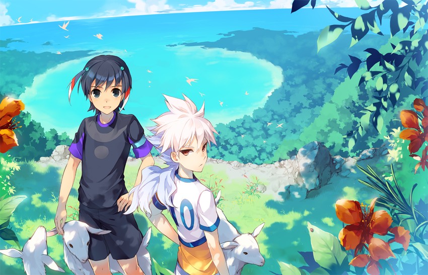 hakuryuu and shuu (inazuma eleven and 1 more) drawn by tousaki_umiko