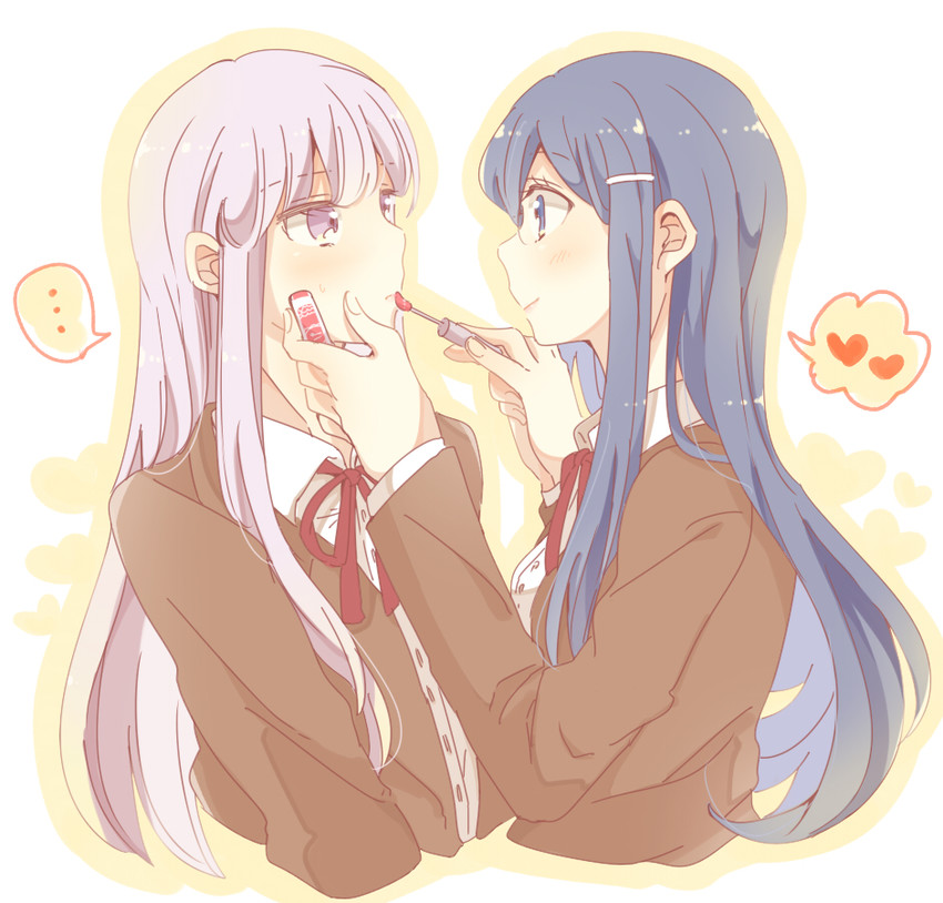 kirigiri kyoko and maizono sayaka (danganronpa and 1 more) drawn by zawameki