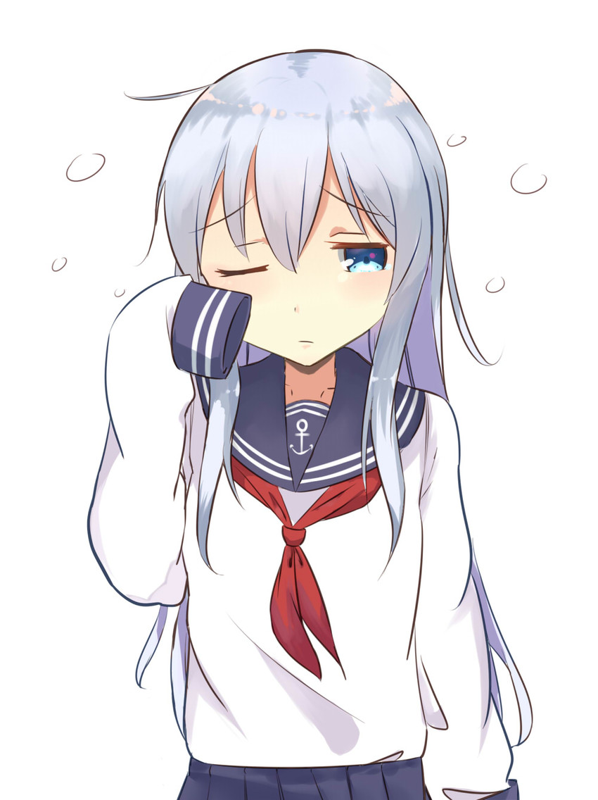 hibiki (kantai collection) drawn by kara_(color1087)