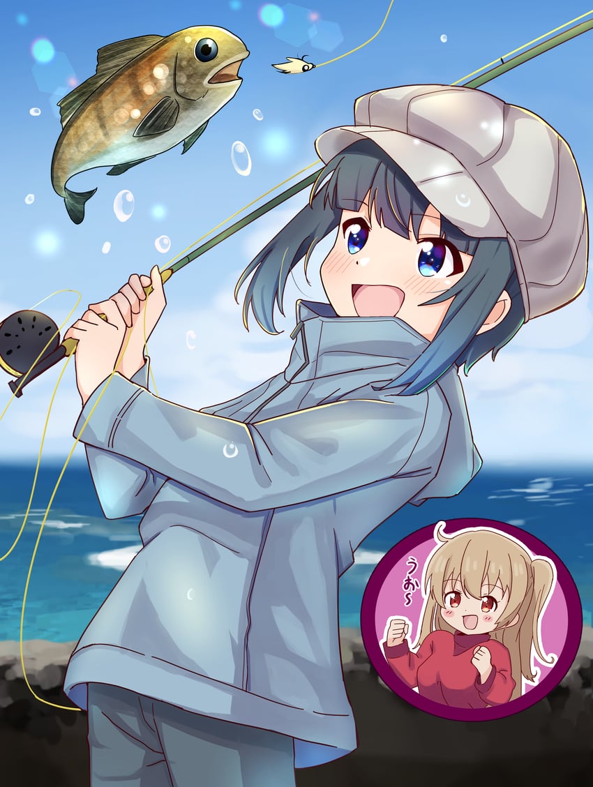 minagi koharu and minagi hiyori (slow loop) drawn by ao_(flowerclasse)