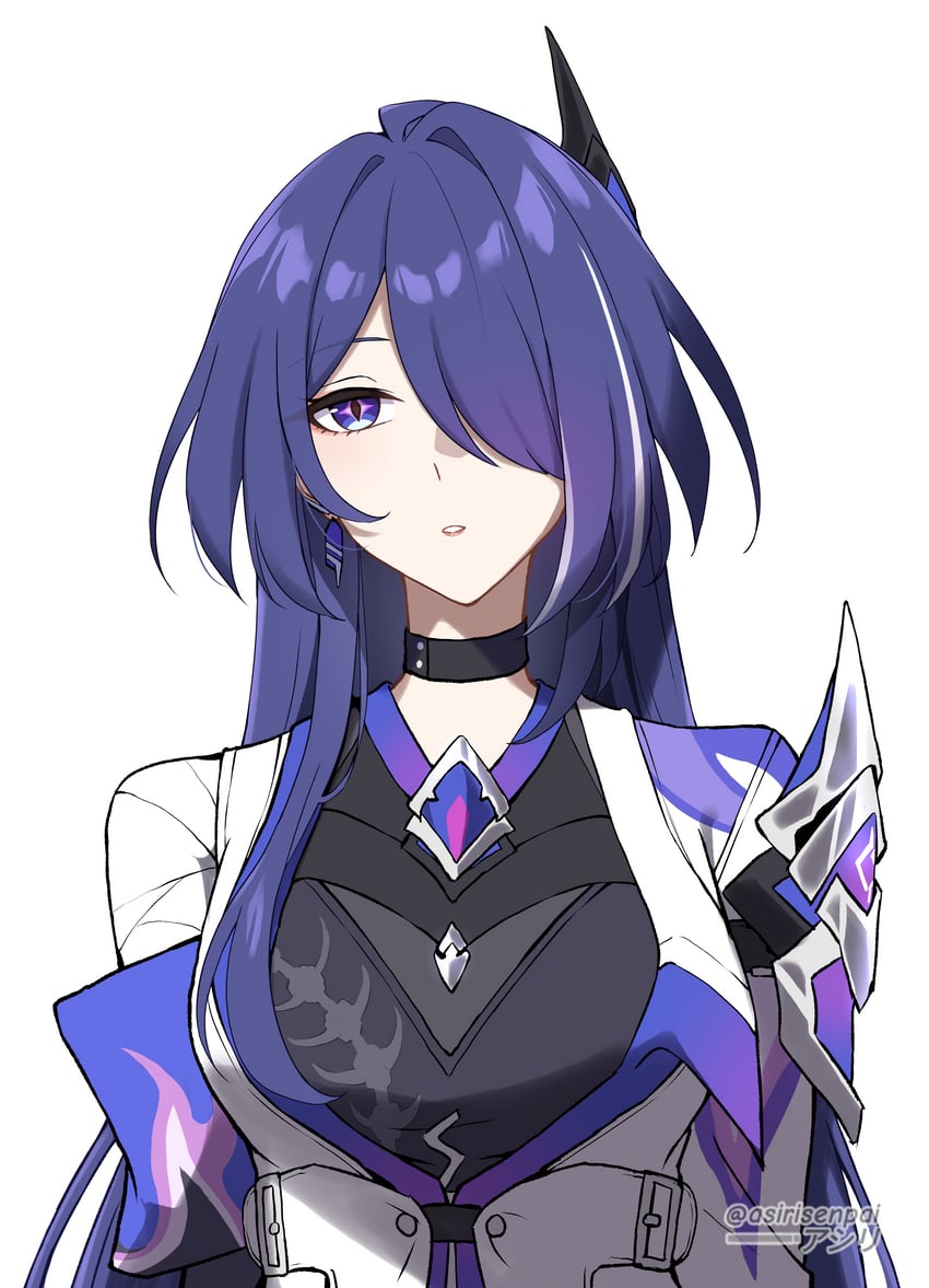acheron (honkai and 1 more) drawn by asiri_senpai