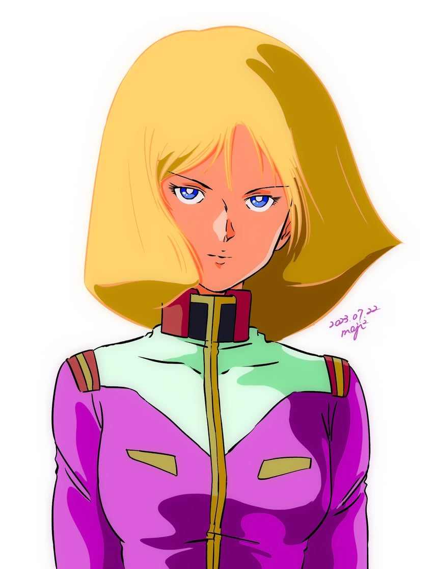 sayla mass (gundam and 1 more) drawn by pgmajimaji