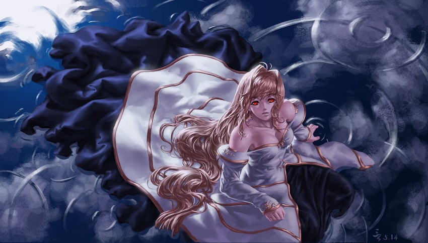 arcueid brunestud and archetype earth (tsukihime) drawn by scrap_iron