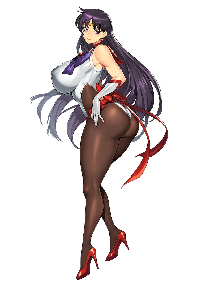 hino rei, sailor mars, and super sailor mars (bishoujo senshi sailor moon) drawn by gurimjang
