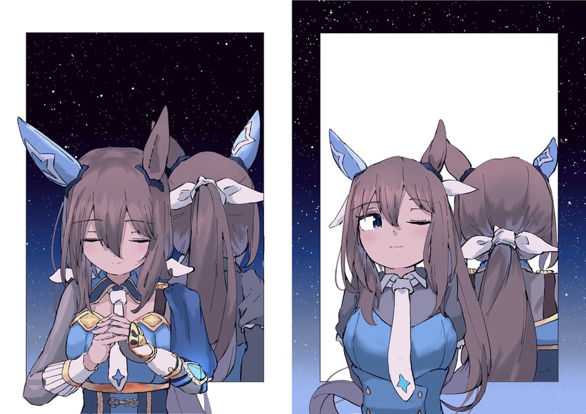admire vega and admire vega's twin sister (umamusume) drawn by hama_fazer